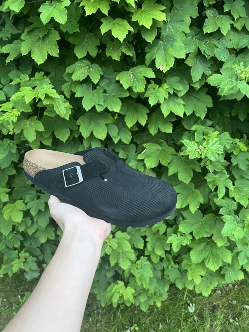 Birkenstock Boston Suede Black